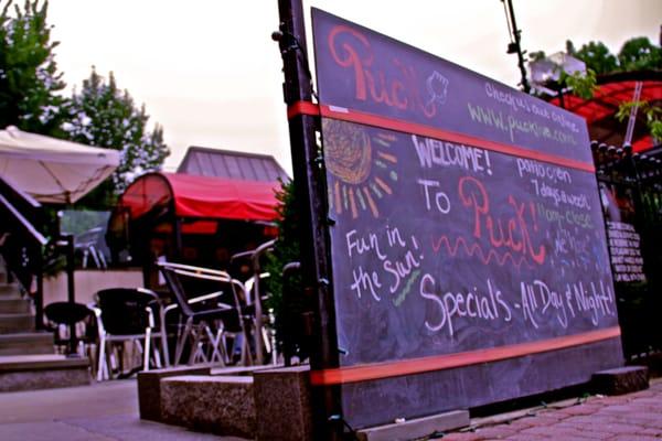 Entrance to Puck Patio