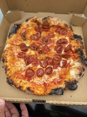 Pepperoni pie