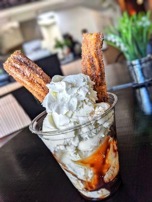 Churro Sundae