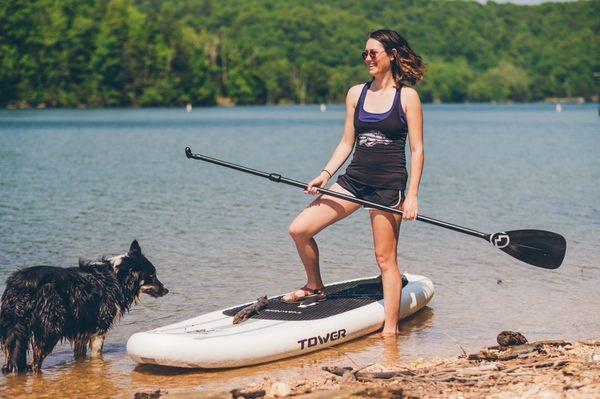 Stand up paddleboards on Beaver Lake!