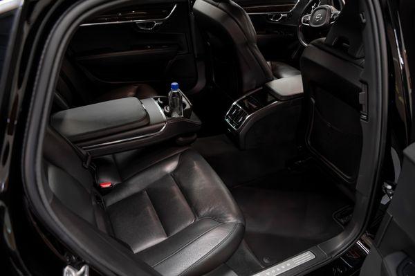 Inside an Executive Sedan