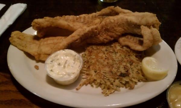 My wife opted for the homemade potatoe pancake on the side....does NOT disappoint.  Excellent!