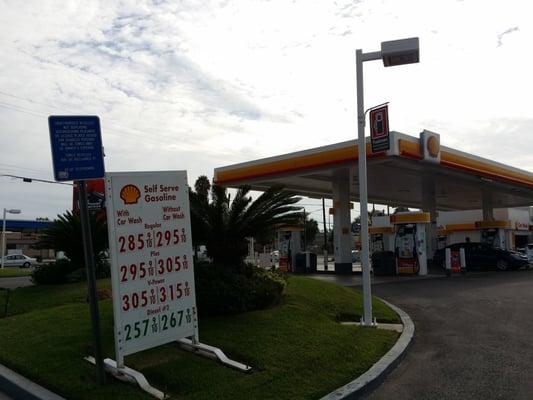 Welcome to Shell Gas on Brookhurst and Orangethorpe.