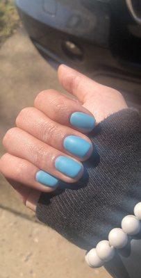 blue matte.