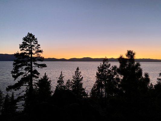 Sunset at Logan Shoals Vista Point