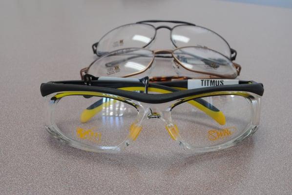 Our Torrance Safety eyewear meets ANSI Z87.1 Standard from Titmus, Hudson Optical, US Safety & VSP's ProTec Eyewear collection.