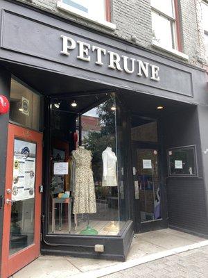 Petrune clothing store in Ithaca,N.Y.