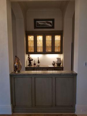 Custom wet bar