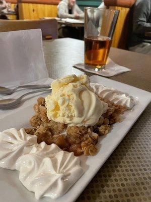 Apple Crisp Dessert at Anglers