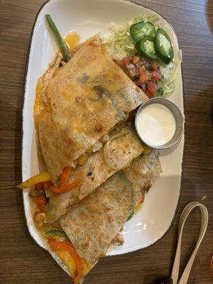 Quesadilla with chicken