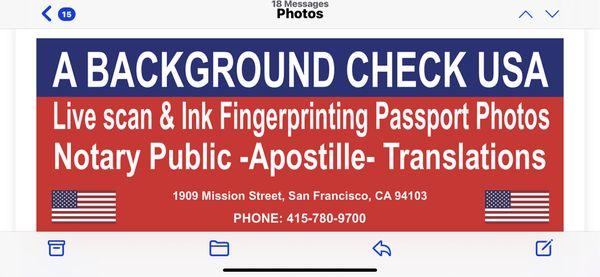 Background check Usa, Notary public & Apostille