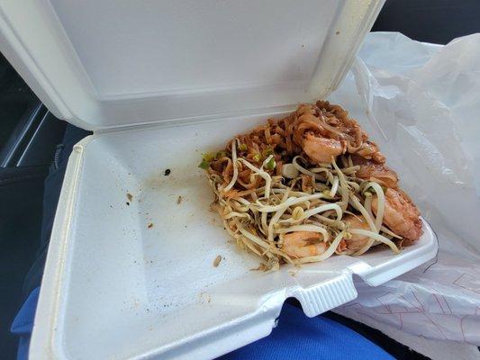 Oof... Shrimp pad Thai $17.95. Was still hungry afterwards.