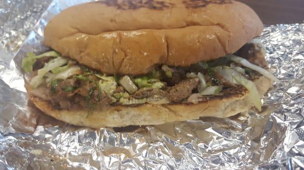 Carne Asada torta...bueno!