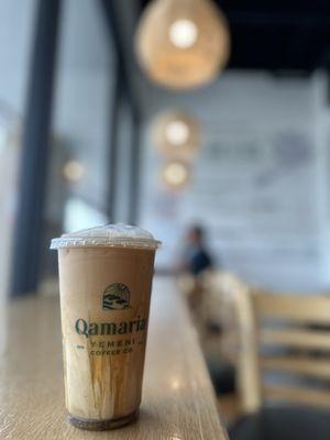 Iced Qamaria Latte