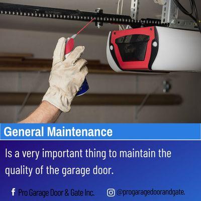 General Maintenance