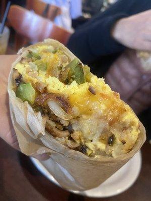 Breakfast burrito (get it!)