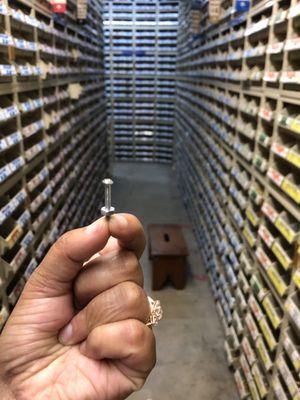 Fastener aisle