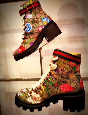 Gucci's take on the Doc Martens style (November 2019)