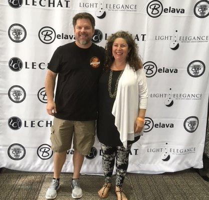 Kirk and Kera Swan at the 2017 Sacramento Beauty Show!