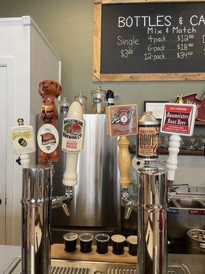 Root beers on tap!