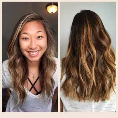 Highlights and cut! Pinterest curls.