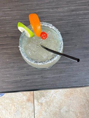 A giant AND beautifully prepared, mouth-watering margarita at Fronteras. Go get one February 22nd for National Margarita Day! Or any day!