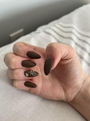 here is the nails I received. exactly what I asked for, even better!