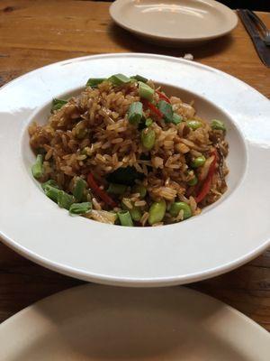 Kimchi Fried Rice (vegan)