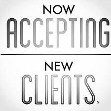 Now taking new clients for March.