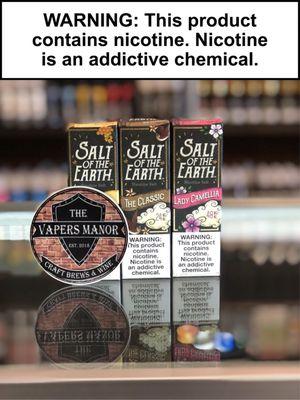 CANT HAVE SALT NIC WITHOUT THE SALT #vape #saltnic #vaper #vapor #thevapersmanor