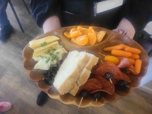 Fruit and Cheese Plate