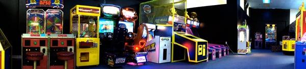 Panorama of part of the arcade