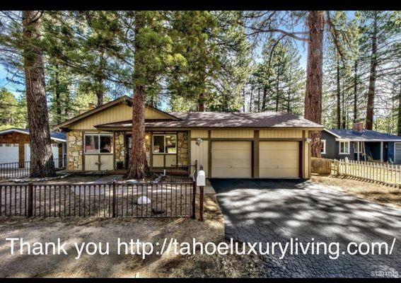 Our new home in South Lake Tahoe.