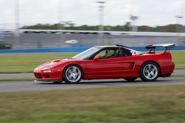 Dr. Prusinski racing at Daytona