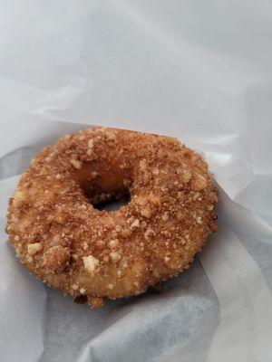 12-5-21: Tradition...crumb cake donut