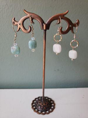 Larimar earrings