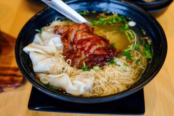 BBQ Pork Wonton Noodle Soup