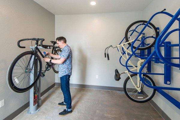 2 Bike storage areas!