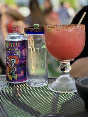 Watermelon Margarita & Beer