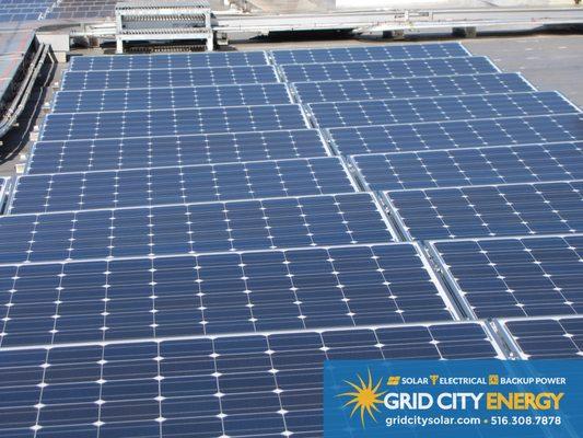 Commercial Solar Panel Installation by Grid City Energy