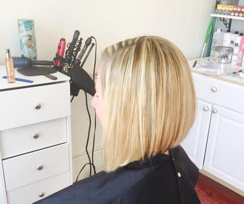 First haircut at the new space!