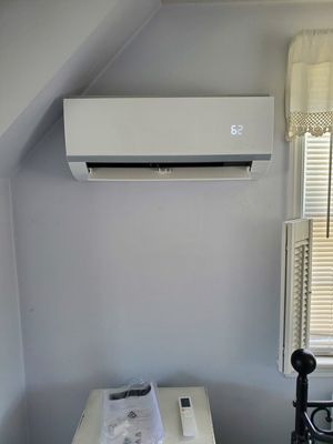 Carrier 3 Ton Ducted and Ductless Heat Pump Installed in Fairfield, CT.