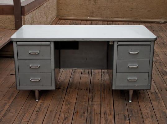 I got this vintage tanker desk there, plus they offer delivery.