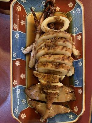 Grilled squid