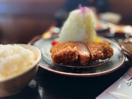 Thick cut pork katsu