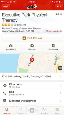 Physical Therapy phone number proof of calls