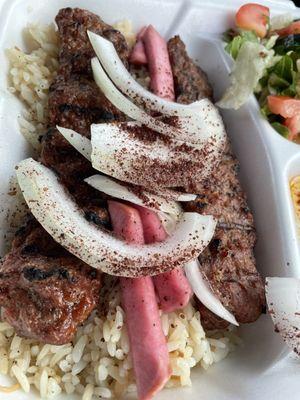 Lula kabob up close, amazing !