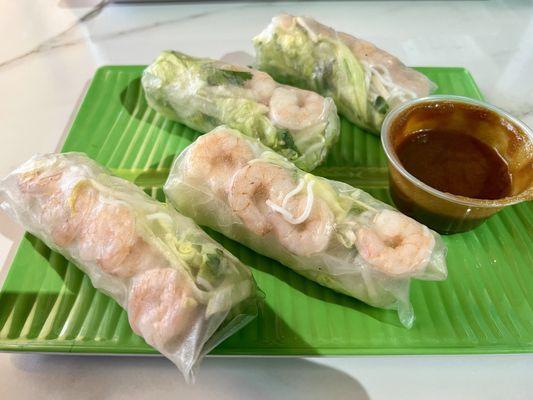 A3. Shrimp Spring Rolls