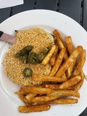 Panko encrusted chicken