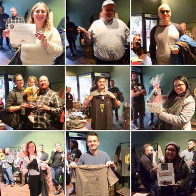 Congrats to our raffle winners who scored brewery tours, tee shirts, glassware, sunglasses, growler fills and more!